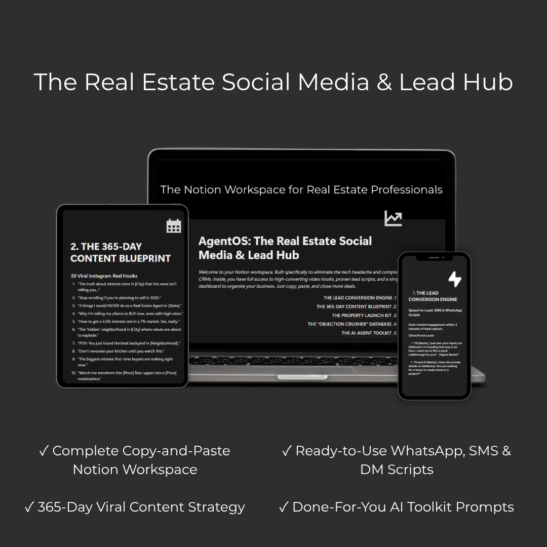 The Real Estate Social Media & Lead Hub